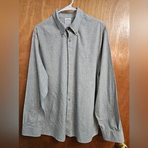 Brooks Brothers Slate Gray Xl Regent Fit Button Shirt